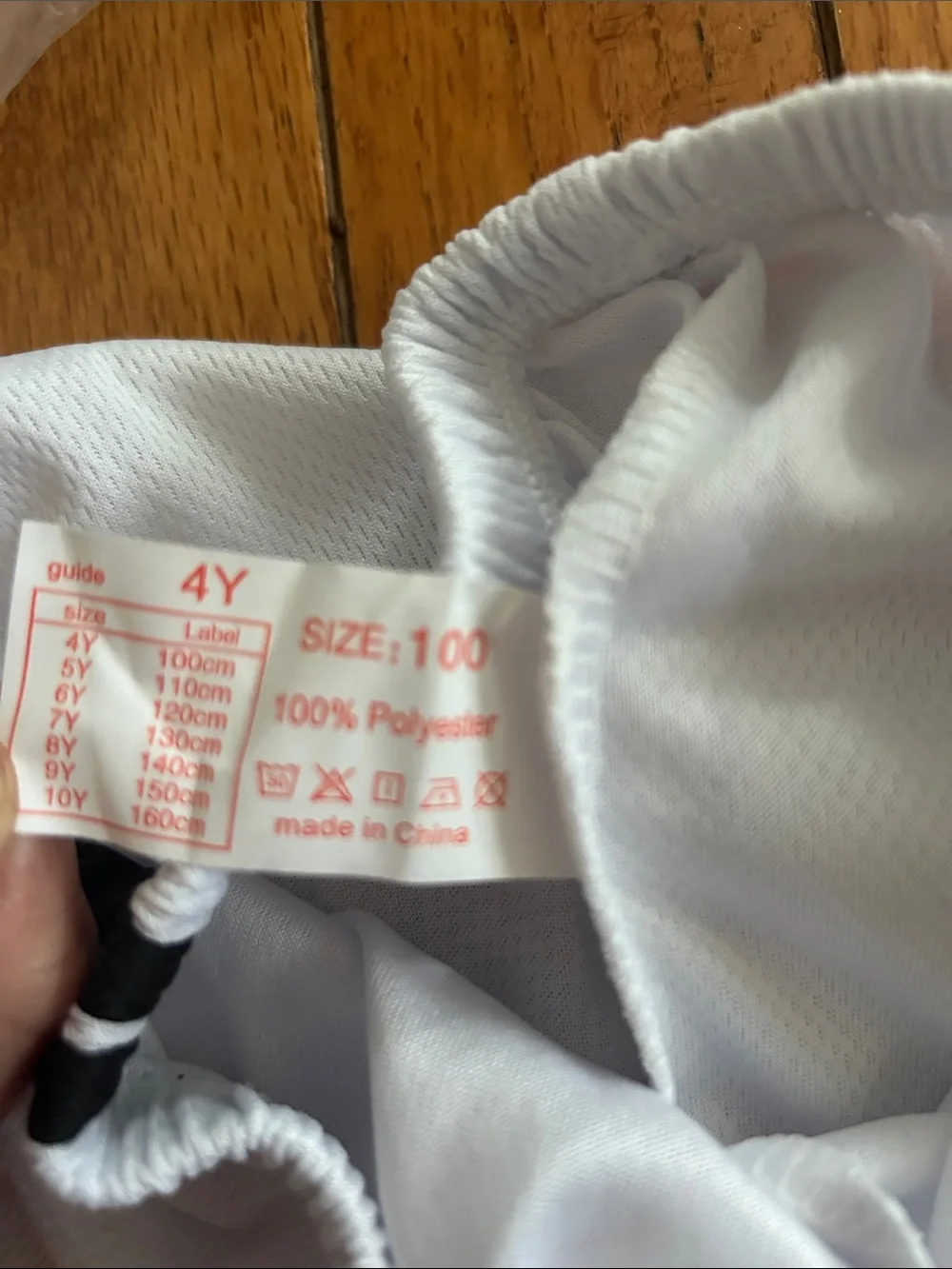 Toddler Boy Athletic Shorts White 4T NEW